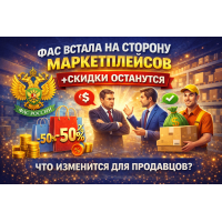 ФАС поддержала маркетплейсы: что будет со скидками и как это повлияет на продавцов